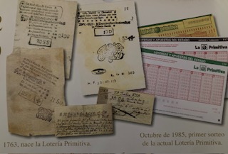 Boletos antiguos de la Loter&iacute;a Primitiva