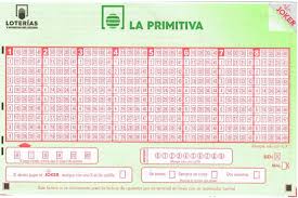 Boleto actual de Lotería Primitiva